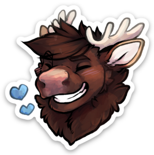 Ruska Cute Sticker