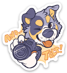 And...  Tilt!  Sticker